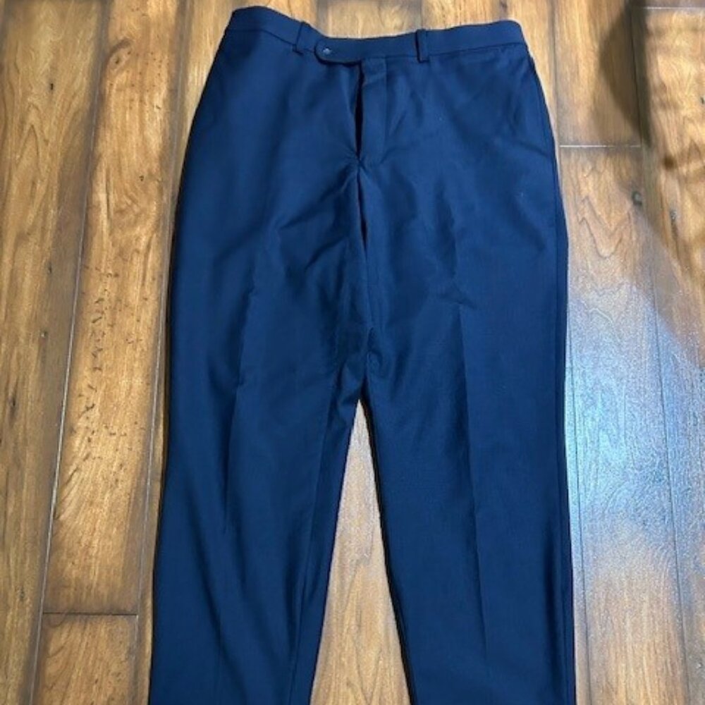 Riviera brand blue men's dress pants - size 34x32, only worn a couple of times